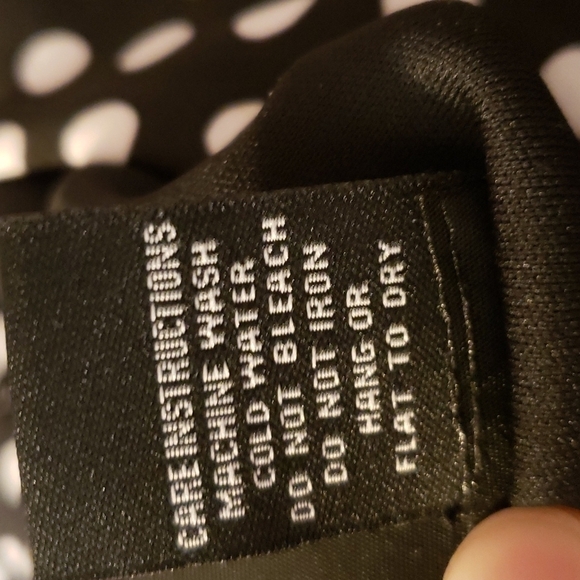 Windsor Black & White Polka Dot Dress - Picture 12 of 13